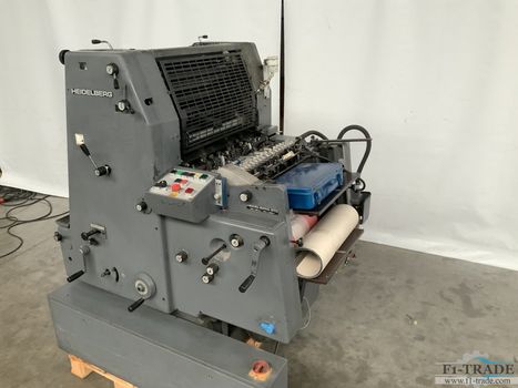 1 Farben Offsetdruckmaschine / 1 Color Sheet-Fed Offset Press