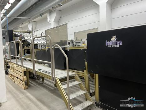 Vollautomatische Hochgeschwindigkeits Kaschiermaschine / Fully automatic Sheet to Sheet Laminating machine