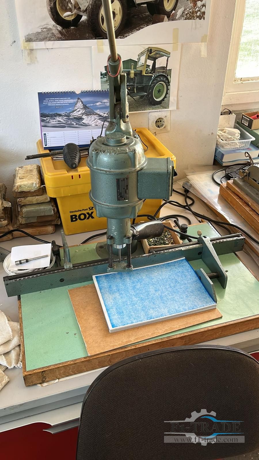 1 Kopf Bohrmaschine  / 1 head Paper Drilling machine