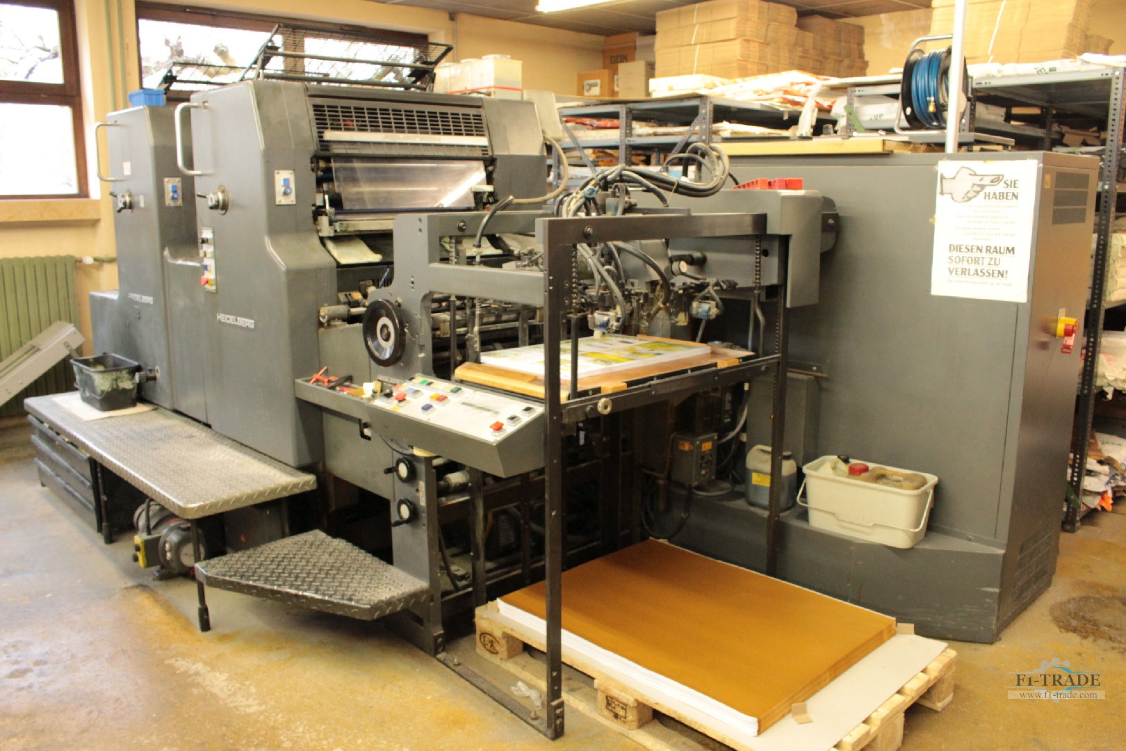 2 Farben Offsetdruckmaschine - 2 Color Offset Press